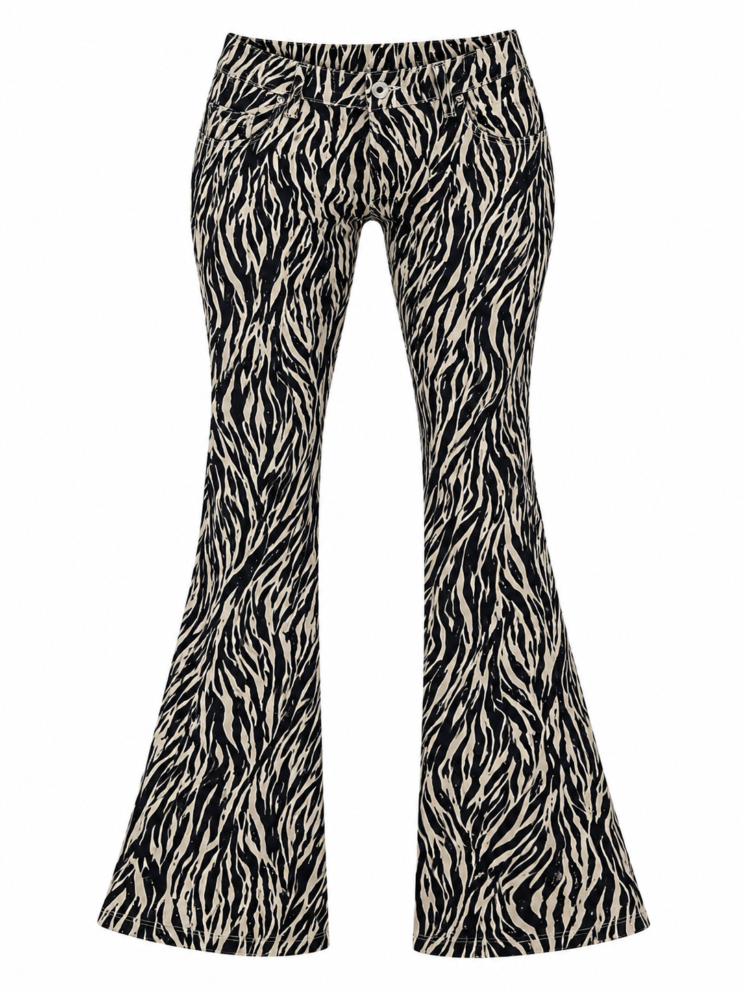 GOAR Zebra Flare Trousers